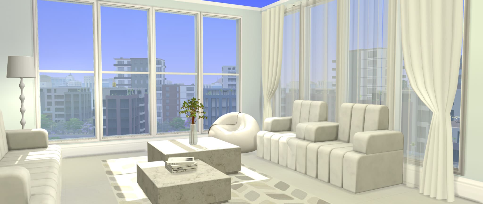 Галерея мода Набор для гостиной Soft City Luxe Living Set #1